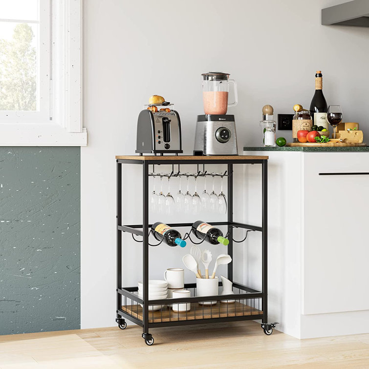 Borough Wharf Industrial Bar Carts For The Home Mobile Bar